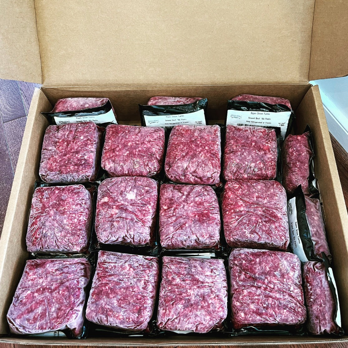 Grassfed Ground Beef Box - Pre Order for 12/15 Delivery